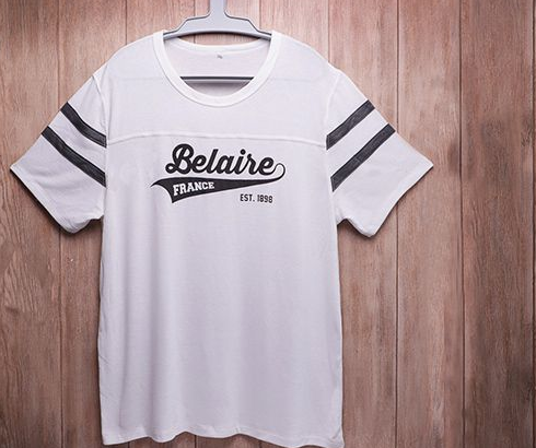 white cotton print t shirt-tsh010