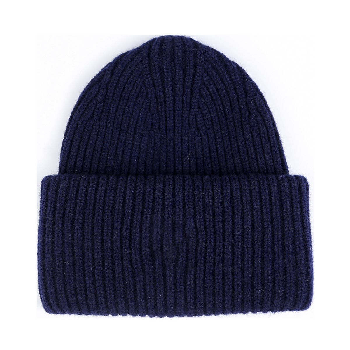 Custom Unisex Cuffed Skull Knit Black Hat